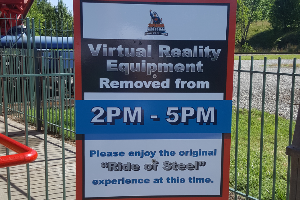 Six-Flags-America-Superman-Ride-Of-Steel-VR-Removed-2pm-to-5pm-Sign.png