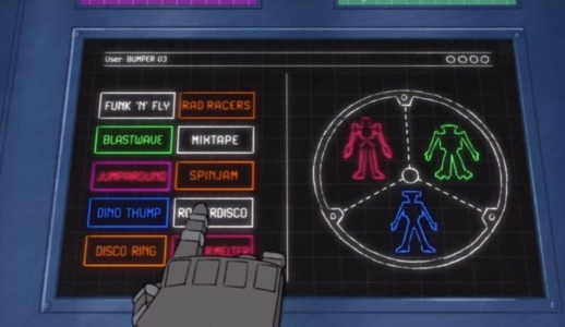 The Retro Squad selection panel, as featured in the 2021 promo