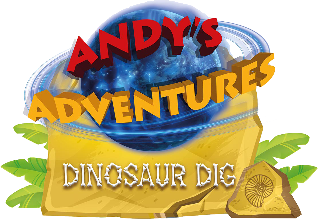 Andy's Adventure Dinosaur Dig logo - click here for to check out the dedicated page